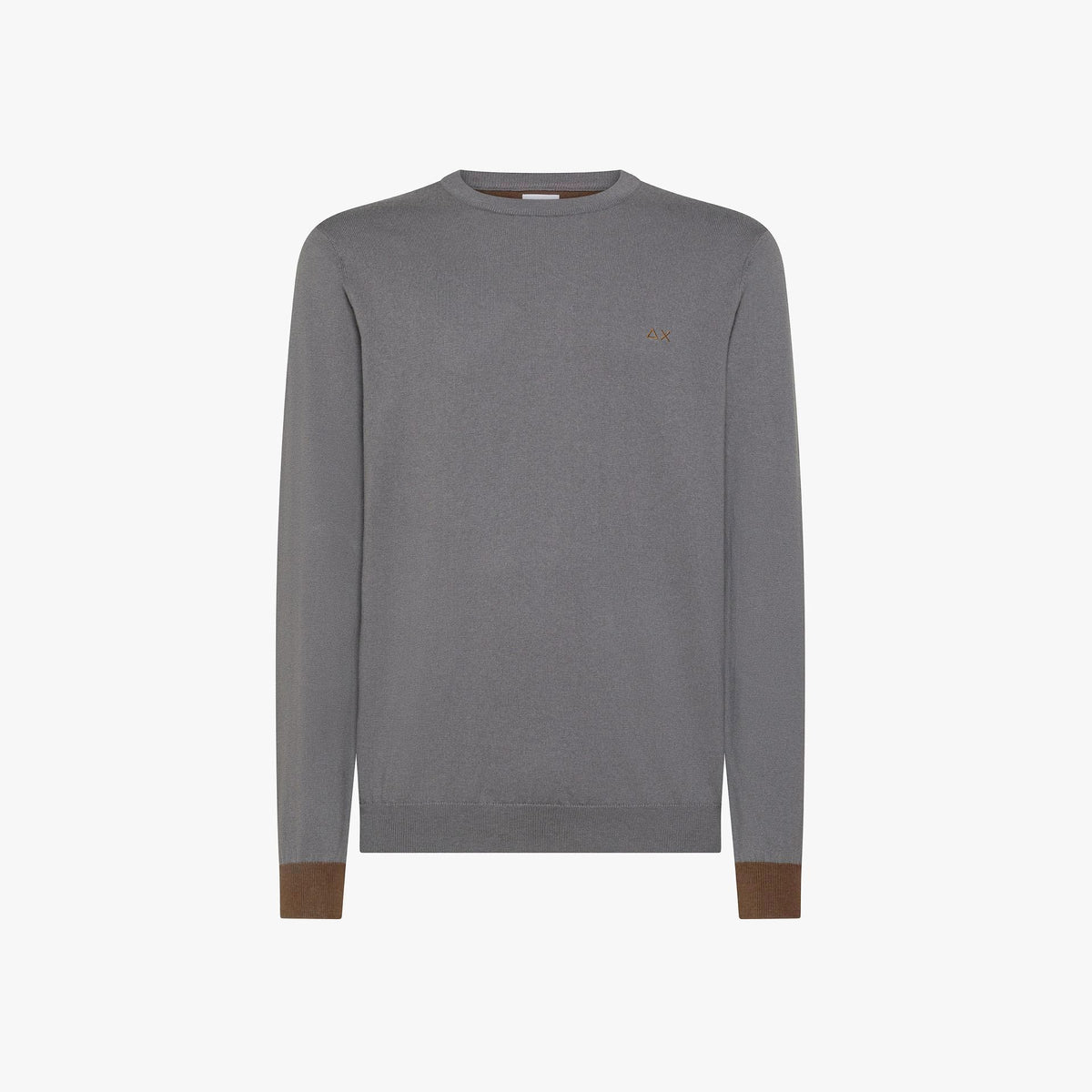 Sun 68 Maglia Uomo Misto Lana Grigio