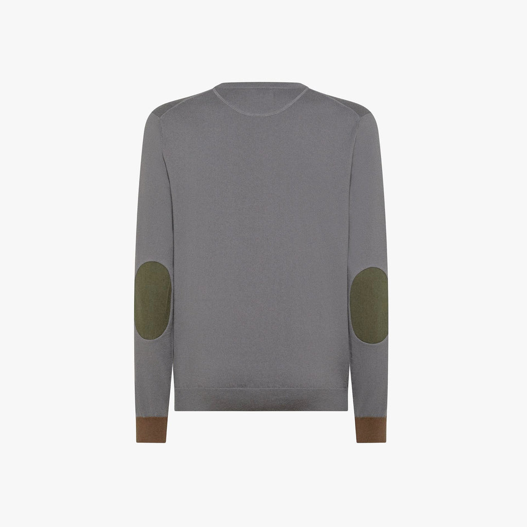 Sun 68 Maglia Uomo Misto Lana Grigio
