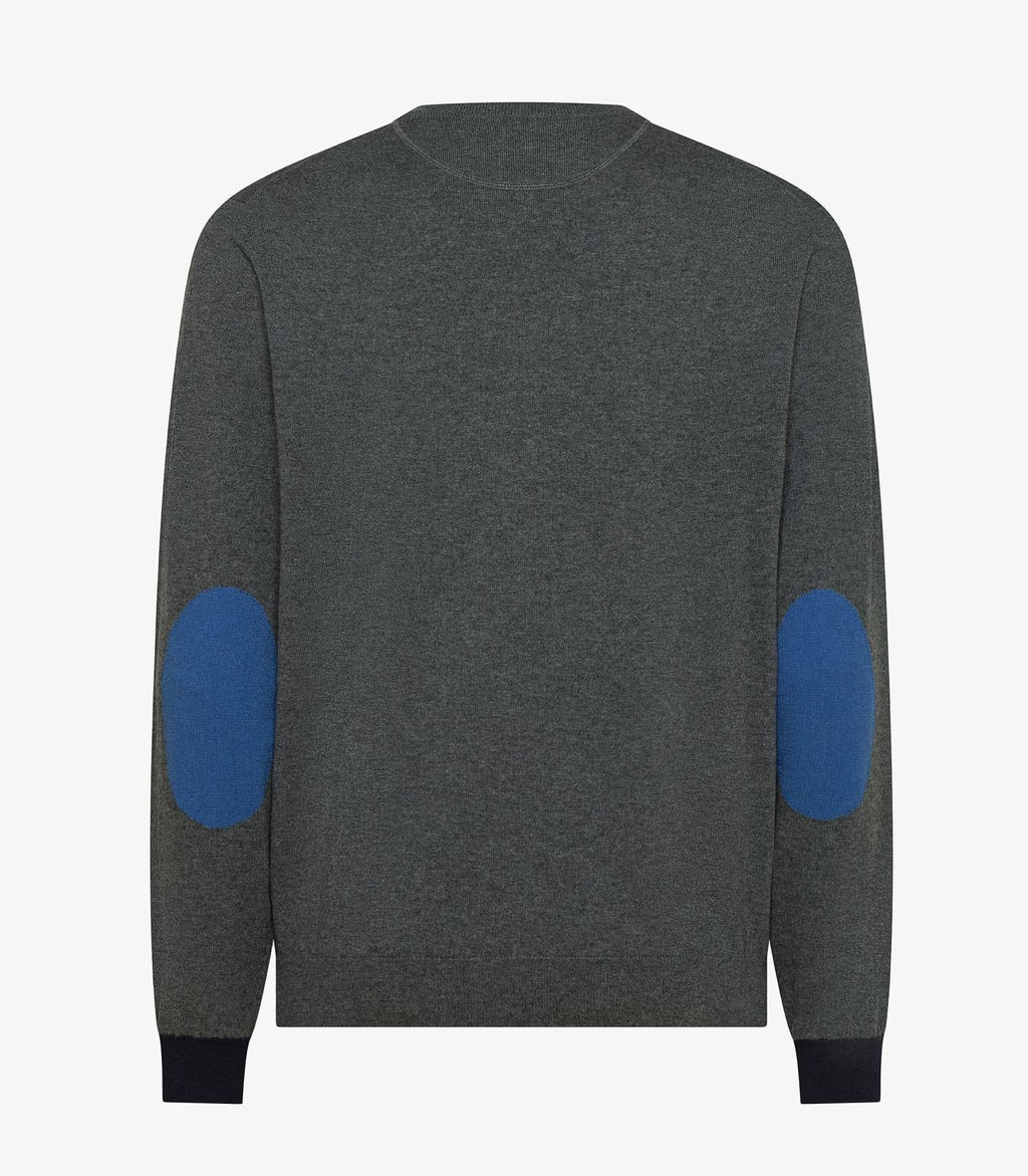 Sun 68 Maglia Uomo Misto Lana Grigio Scuro