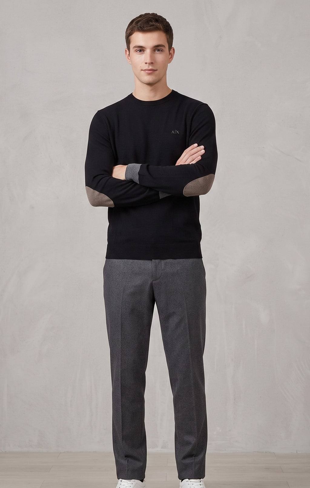 Sun 68 Maglia Uomo Misto Lana Nero
