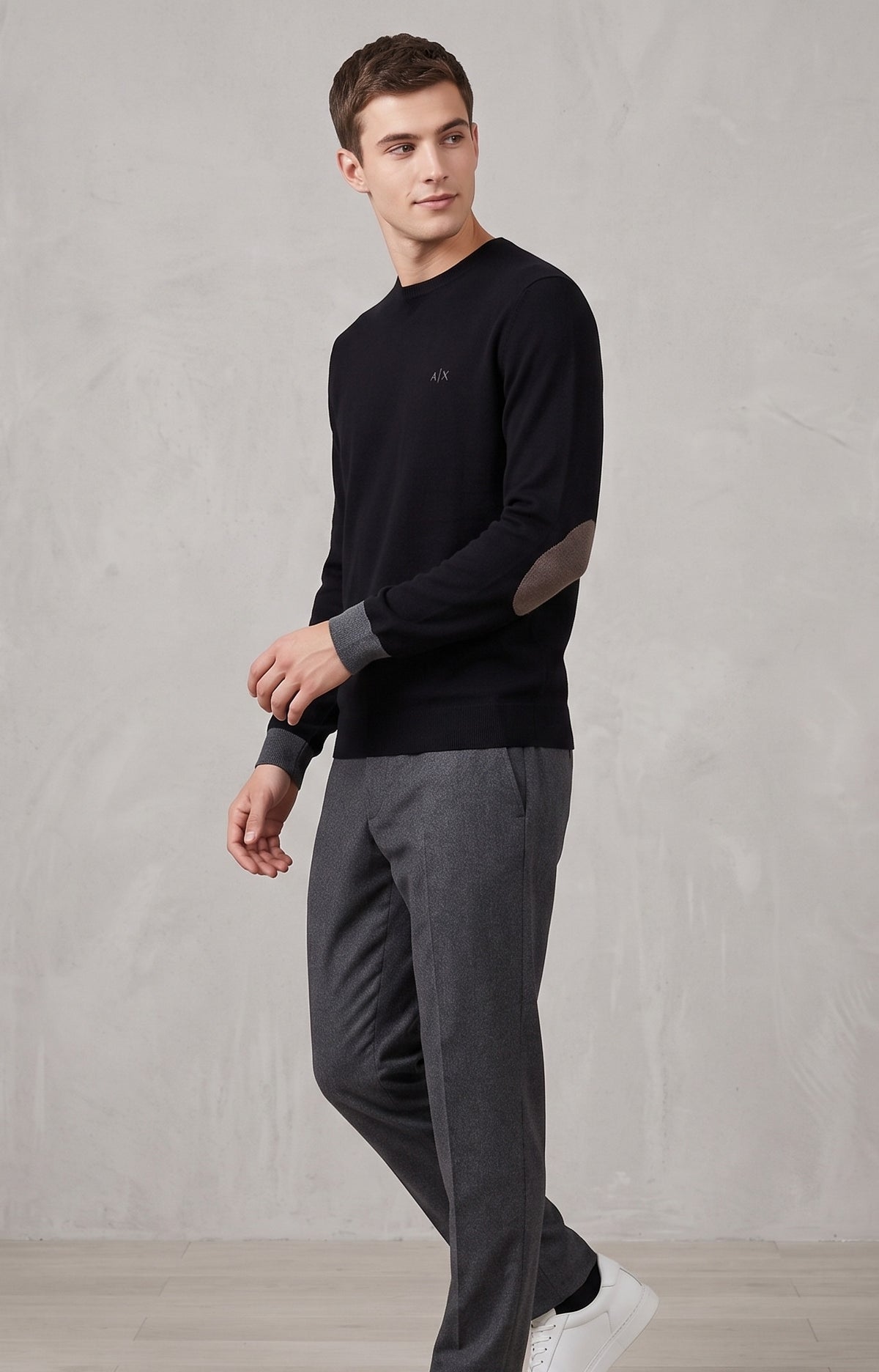 Sun 68 Maglia Uomo Misto Lana Nero