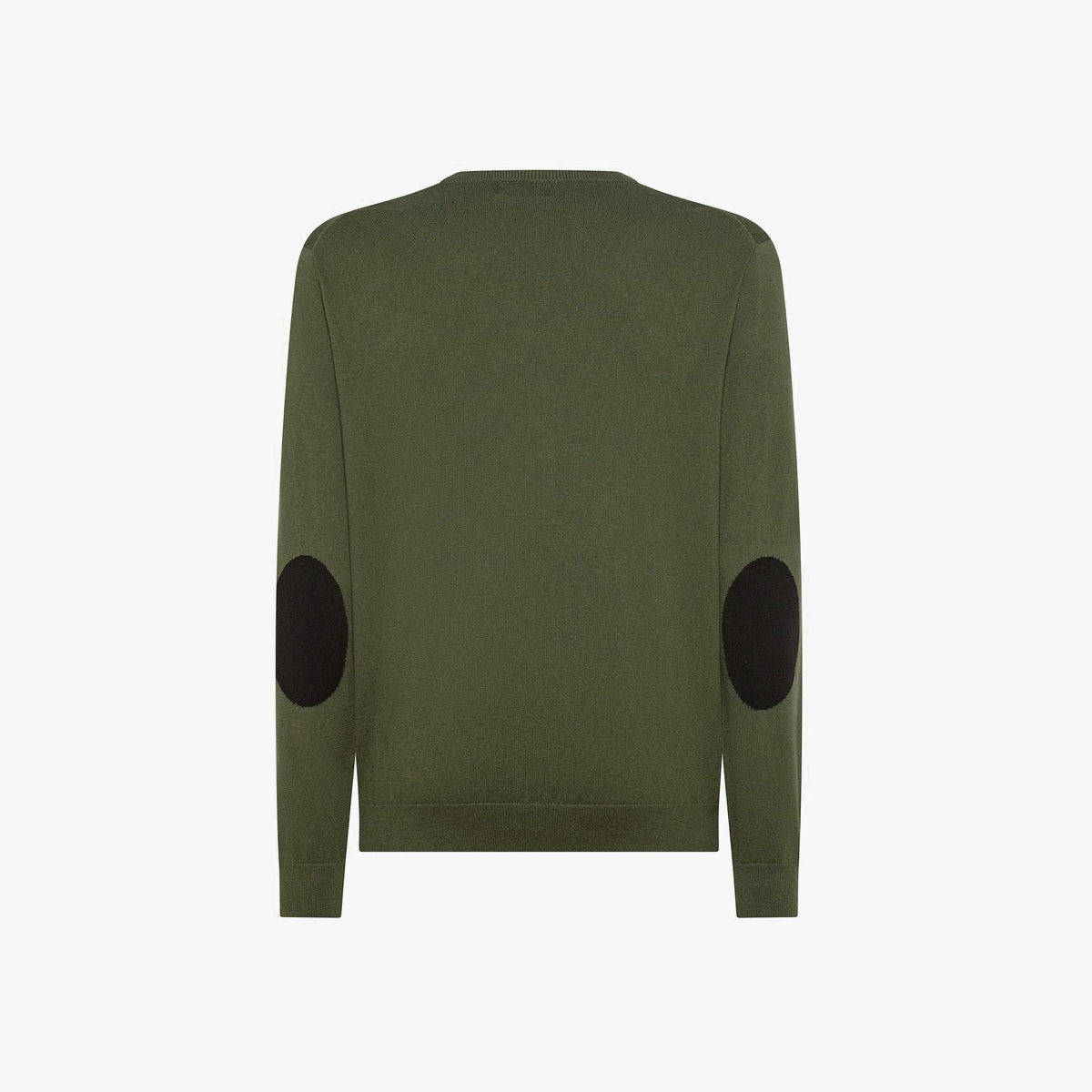 Sun 68 Maglia Uomo Misto Lana Verde Militare