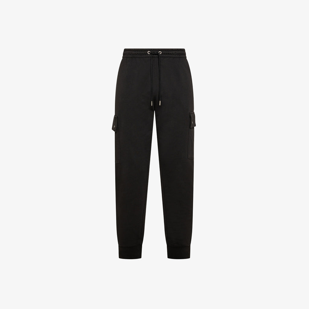 Sun 68 Pantalone Felpa Cargo Uomo Cotone Nero