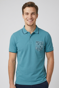 Sun 68 Polo Uomo Pocket Avion Scuro