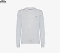 Sun 68 Maglia Uomo Girocollo Cotone Bianco Con Toppe