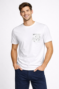 Sun 68 T-Shirt Uomo Cotone Bianco