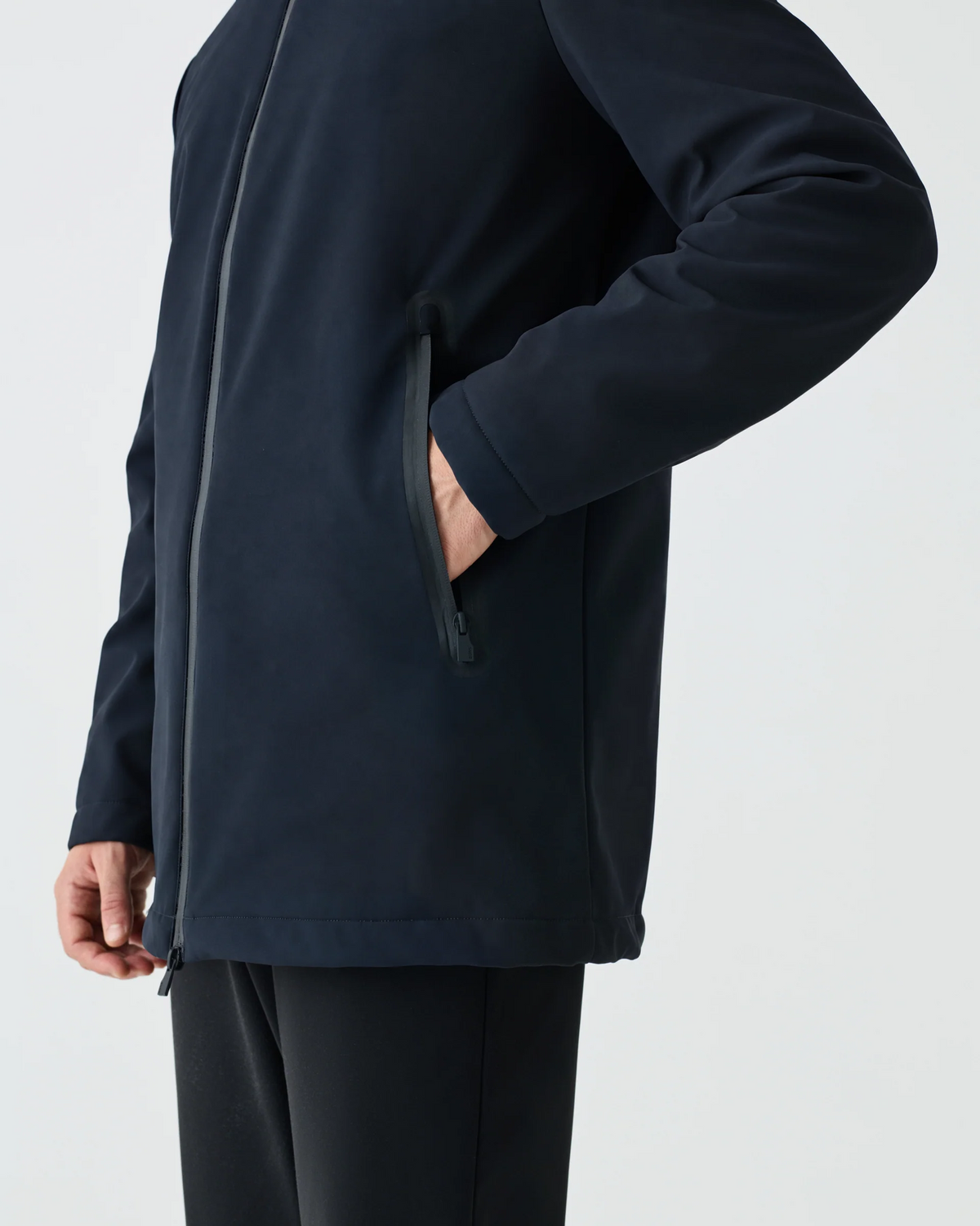 Suns Giubbino Uomo Nomentano Micro Blu Scuro