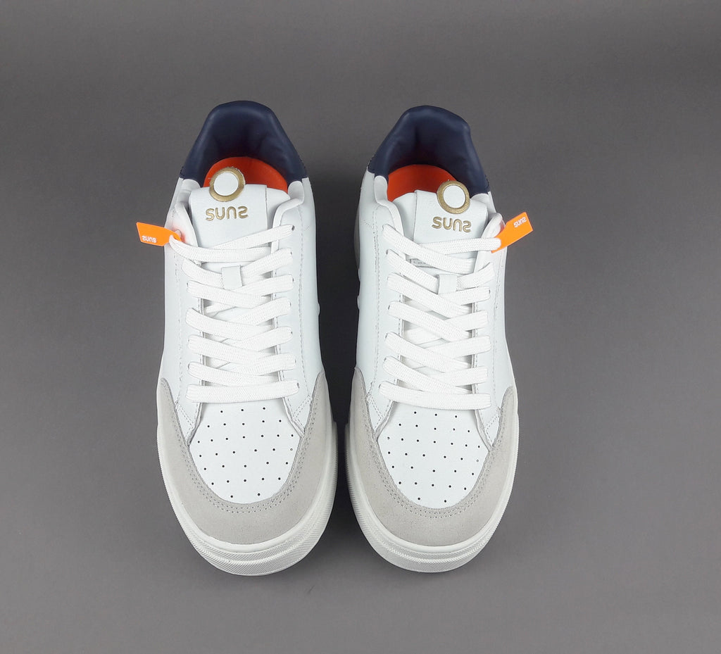 Suns Sneakers Uomo Camoscio E Pelle Con PU Bianco