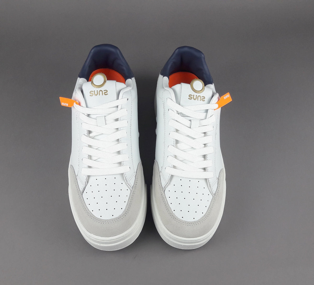 Suns Sneakers Uomo Camoscio E Pelle Con PU Bianco