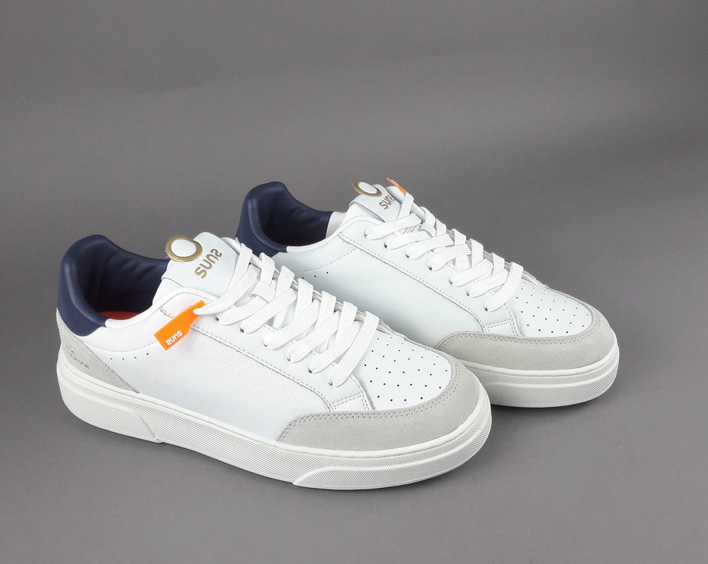 Suns Sneakers Uomo Camoscio E Pelle Con PU Bianco