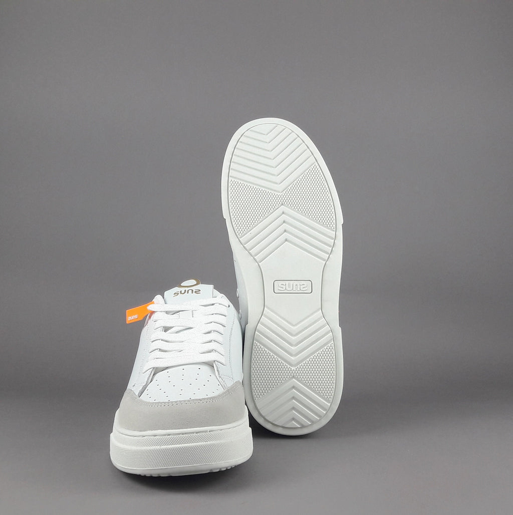 Suns Sneakers Uomo Camoscio E Pelle Con PU Bianco