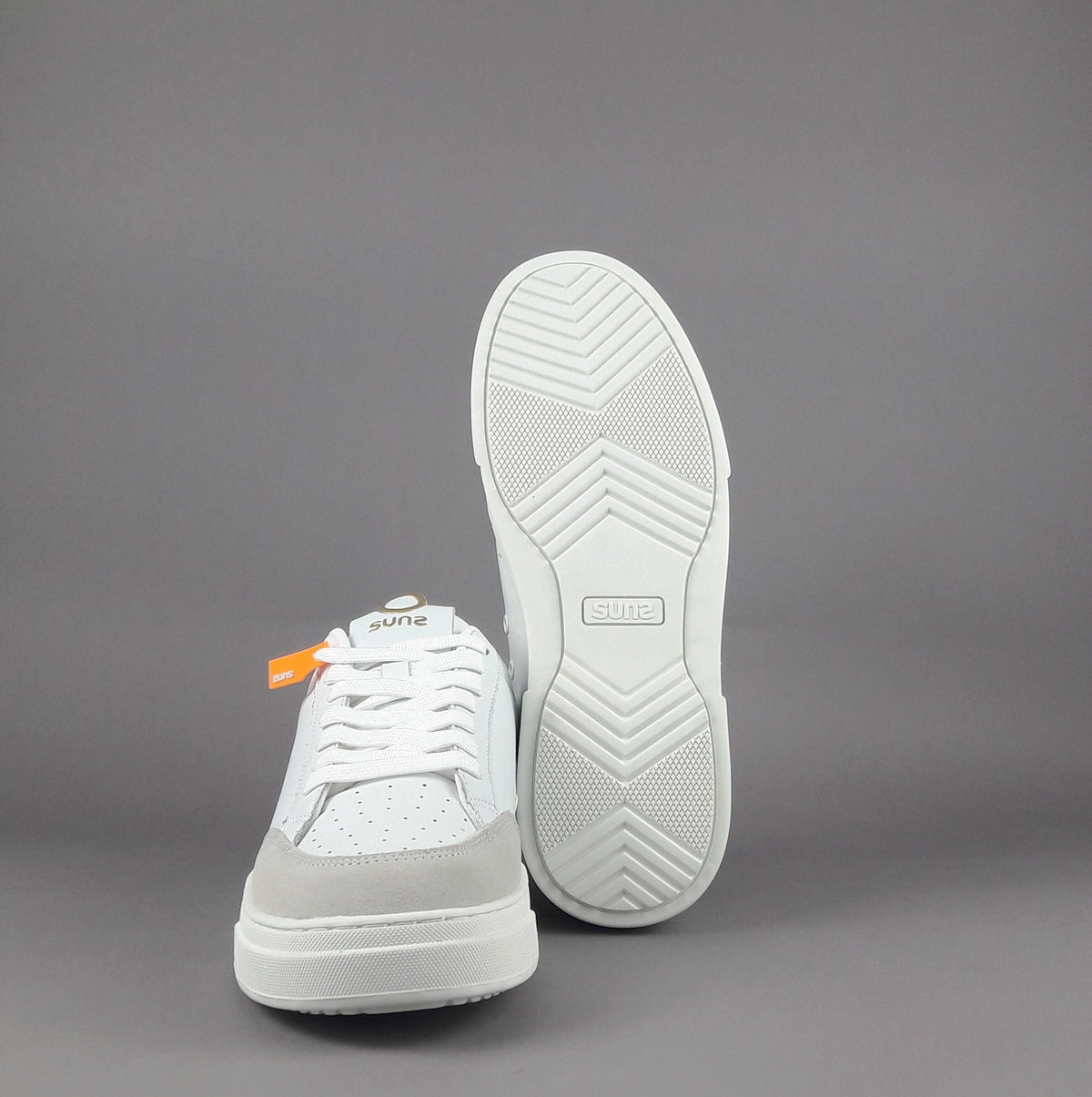 Suns Sneakers Uomo Camoscio E Pelle Con PU Bianco