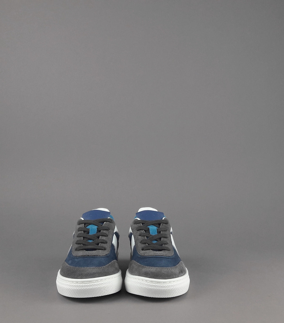 Tod's Sneakers Junior 06J Camoscio Blu/Grigio Fascia Logata