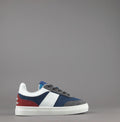 Tod's Sneakers Junior 06J Camoscio Blu/Grigio Fascia Logata