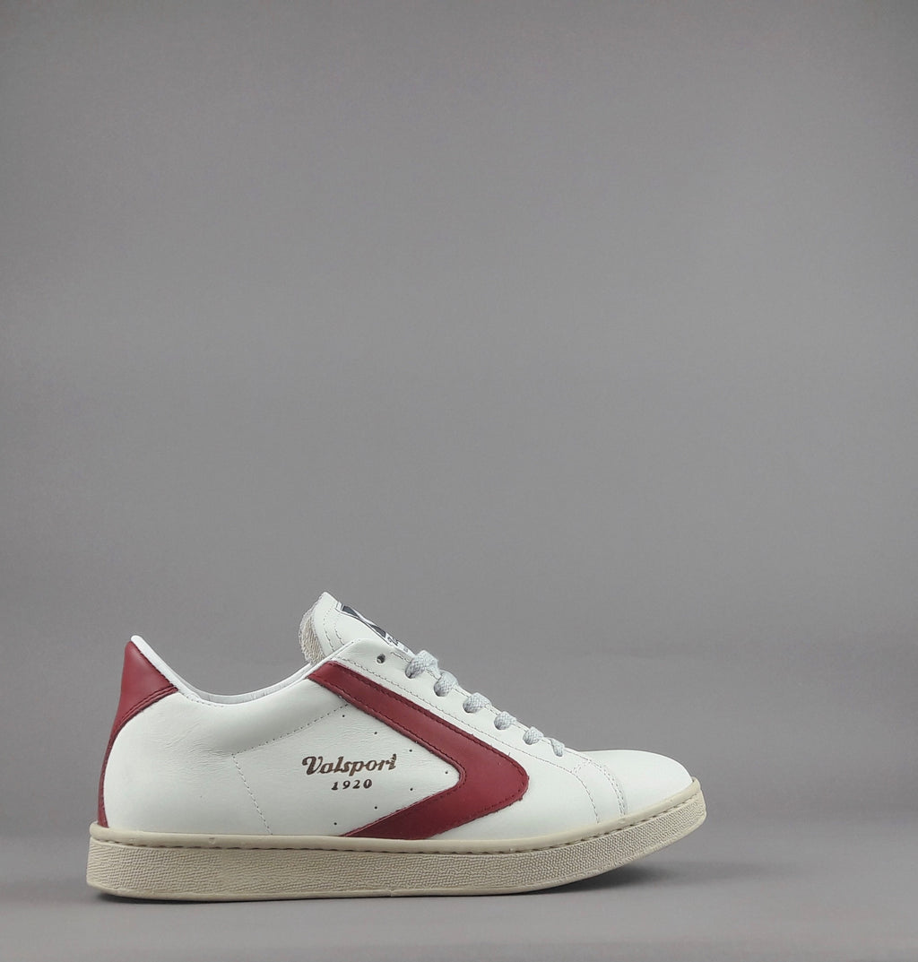 Valsport Sneakers Uomo Tournament Pelle Bianco Opaco