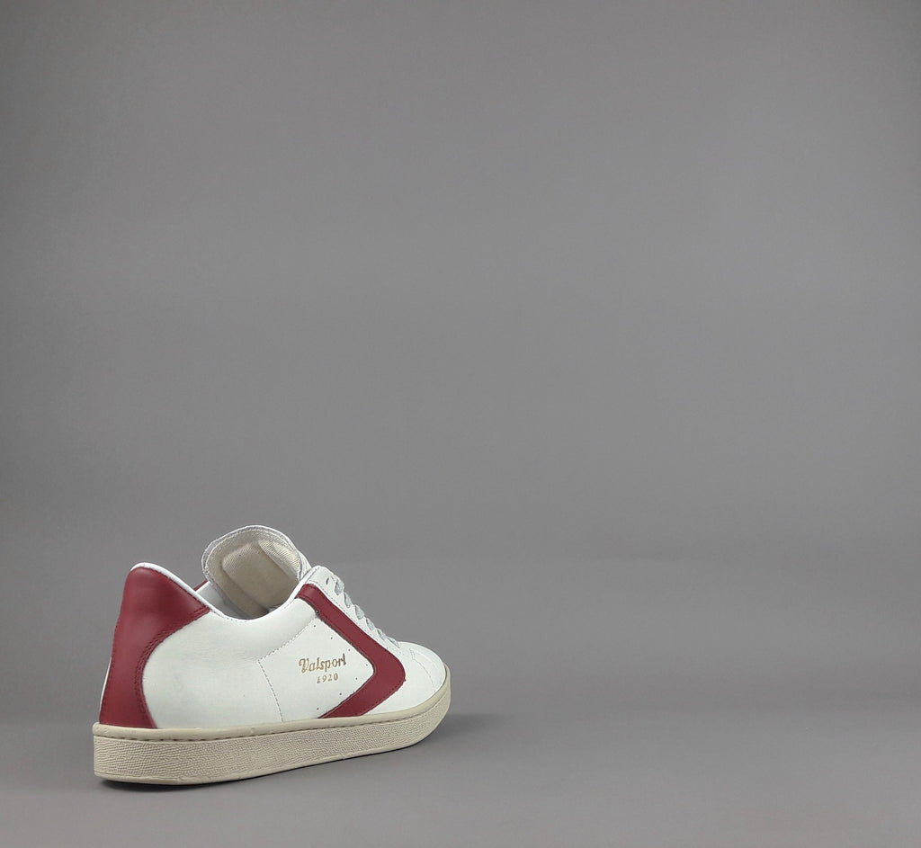 Valsport Sneakers Uomo Tournament Pelle Bianco Opaco