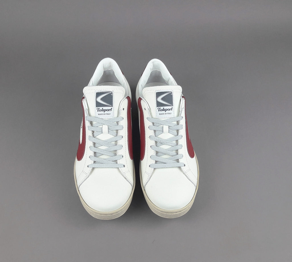 Valsport Sneakers Uomo Tournament Pelle Bianco Opaco