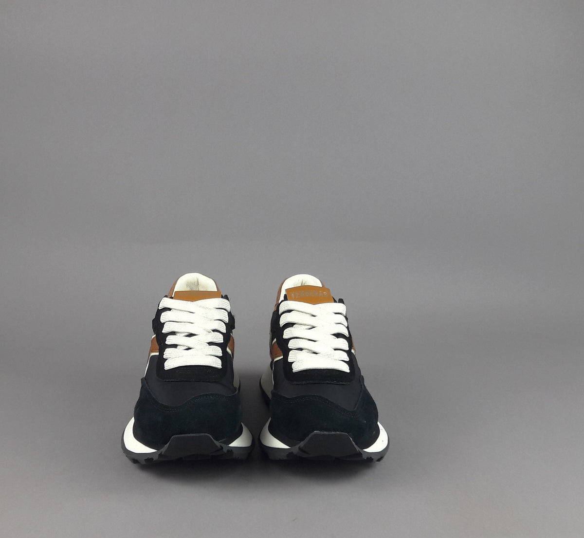 Verbenas Sneakers Donna Camoscio Tela Nero