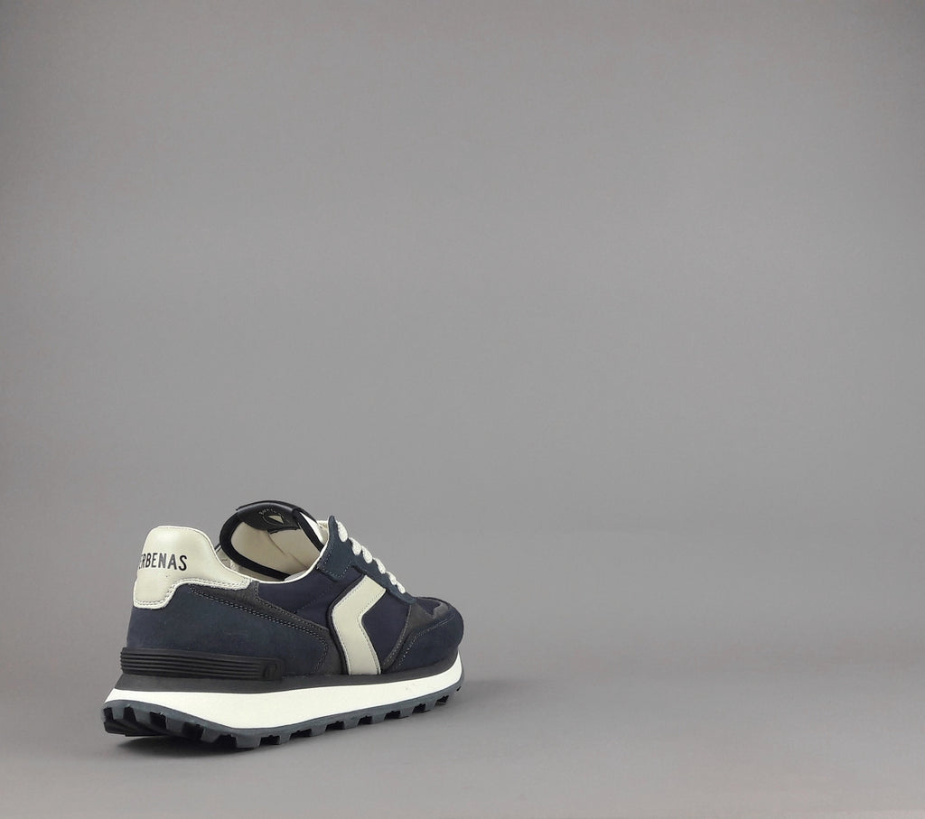 Verbenas Sneakers Uomo Camoscio Tela Blu Scuro