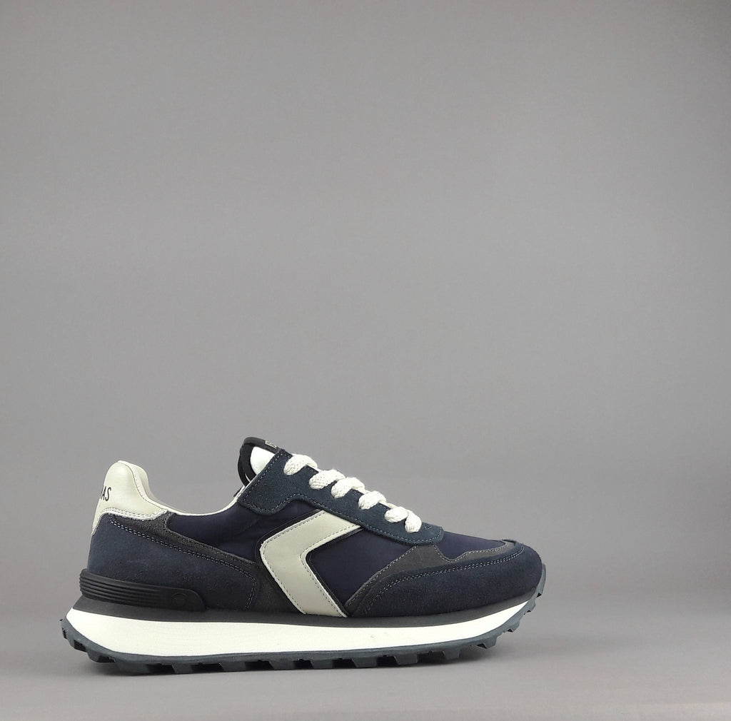 Verbenas Sneakers Uomo Camoscio Tela Blu Scuro