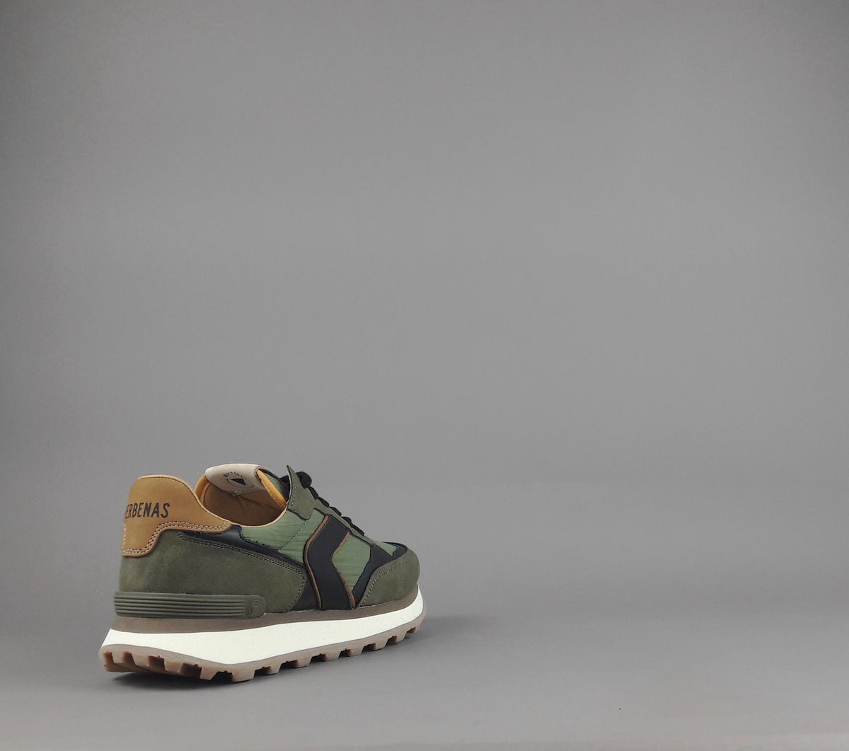 Verbenas Sneakers Uomo Tessuto E Tela Verde Militare