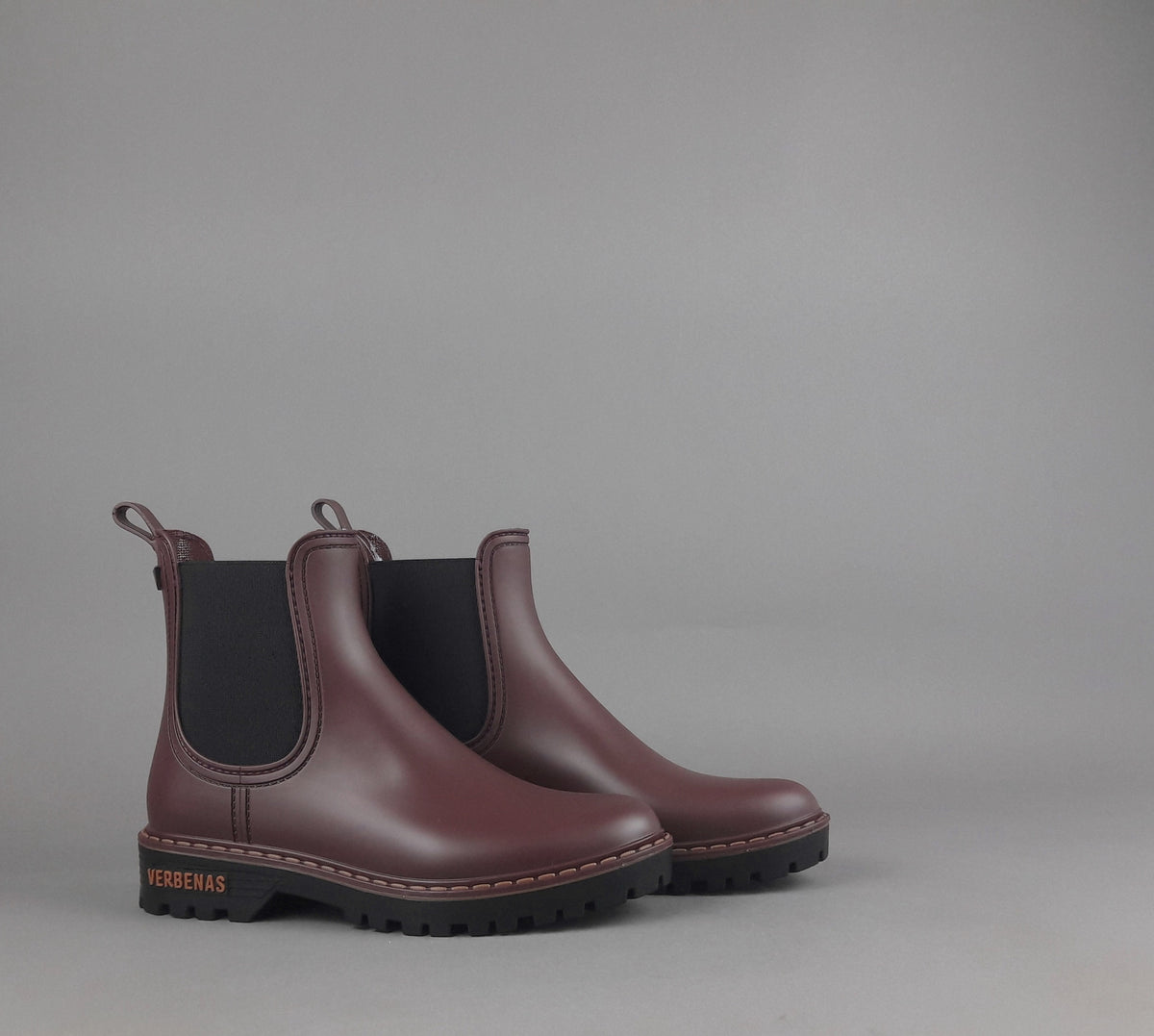 Verbenas Stivaletto Donna Gomma Bordeaux