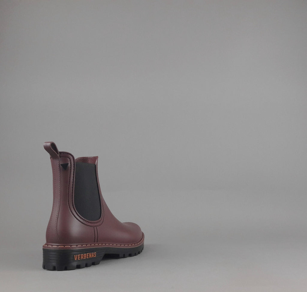 Verbenas Stivaletto Donna Gomma Bordeaux