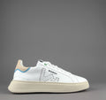Womsh Sneakers Uomo Snik Pelle Bianco Beige