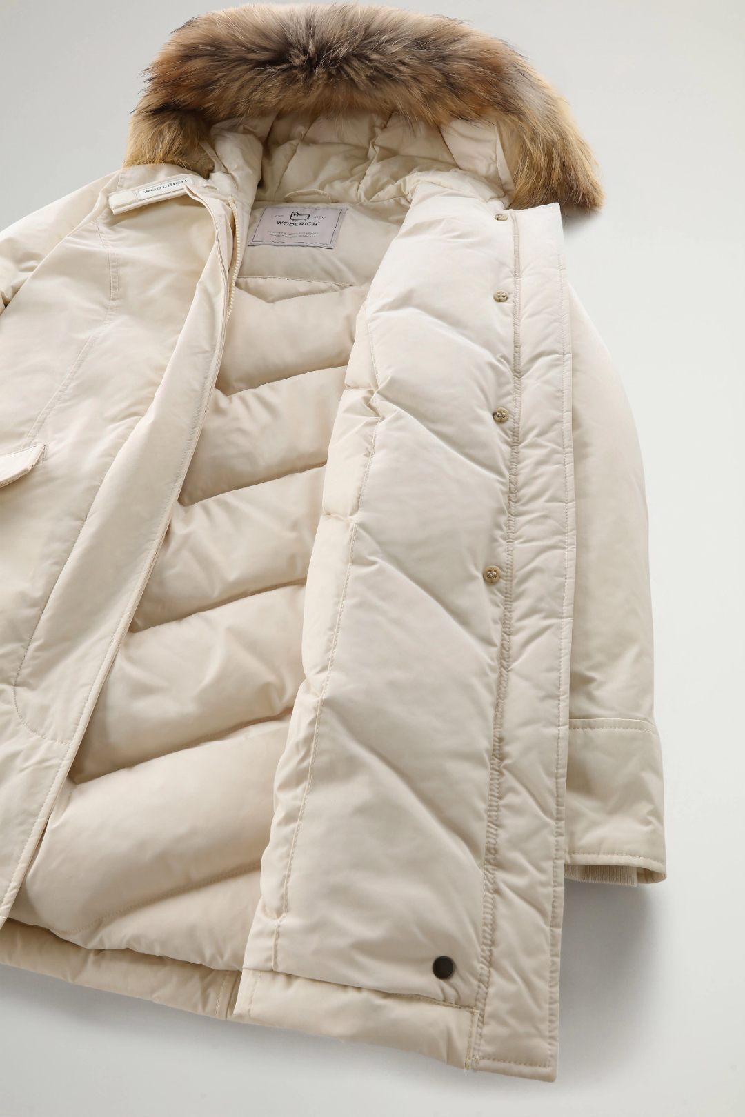 Woolrich Arctic Parka Donna Urban Touch Bianco Opaco