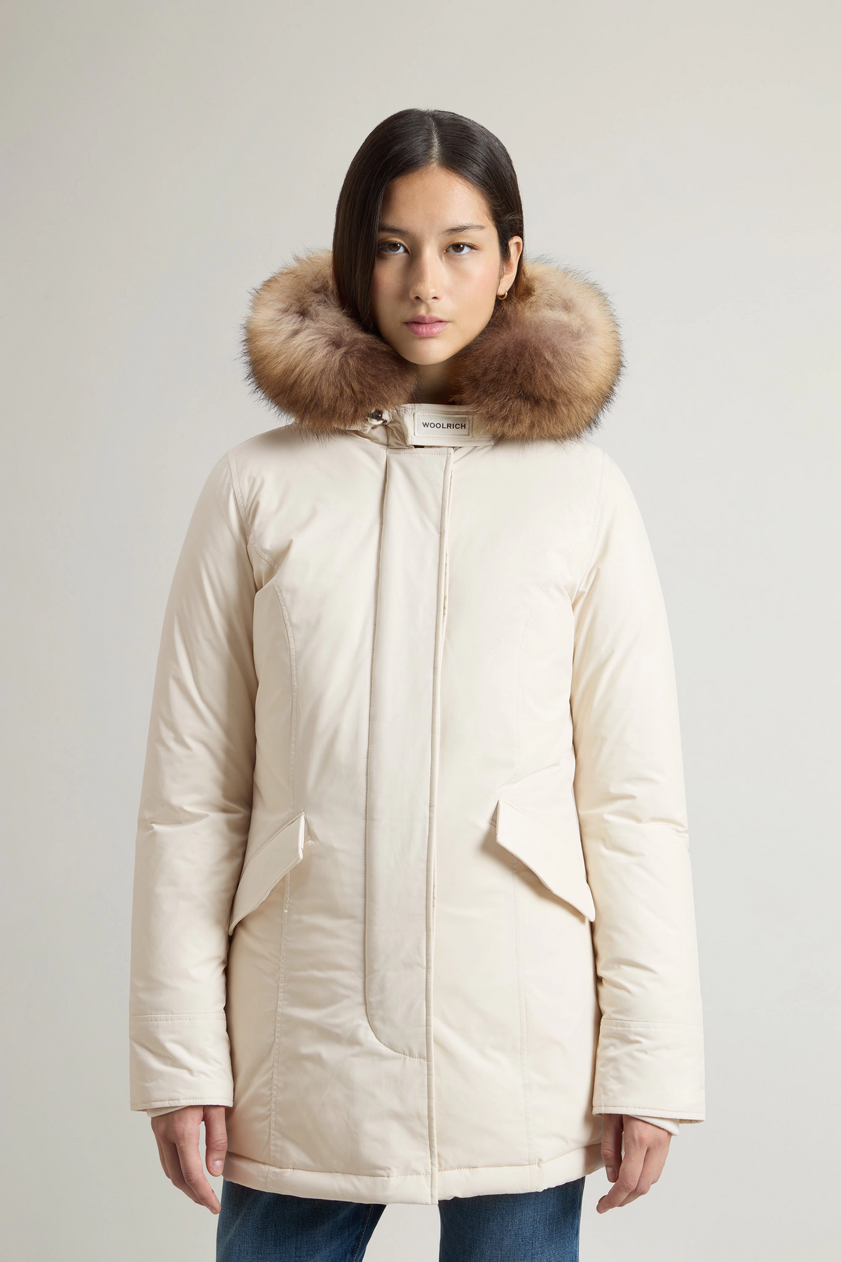 Woolrich Arctic Parka Donna Urban Touch Bianco Opaco