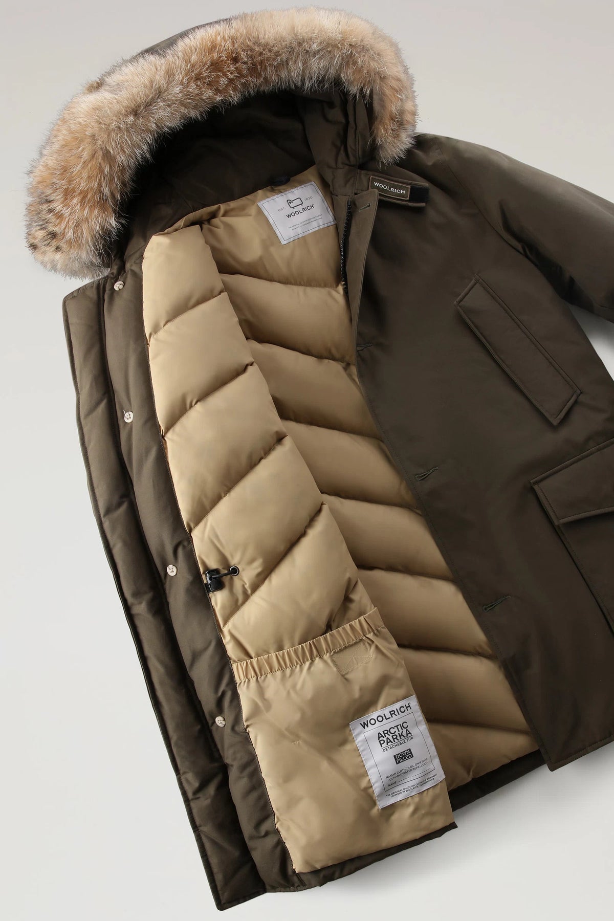Woolrich Arctic Parka Uomo Verde Militare