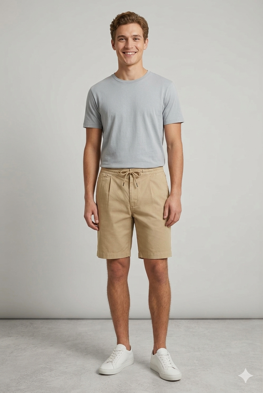 Woolrich Bermuda Uomo Cotone Beige