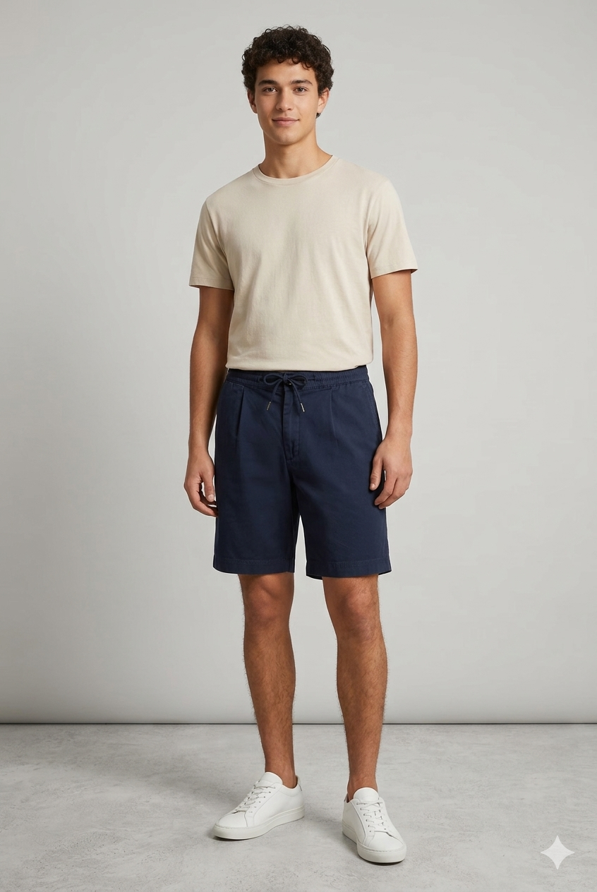 Woolrich Bermuda Uomo Cotone Blu Scuro