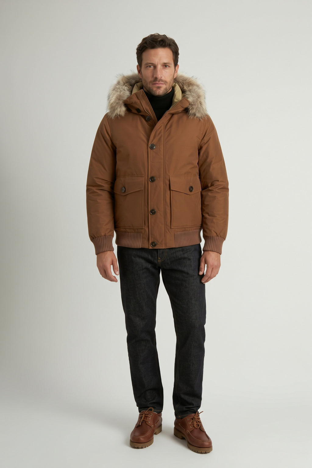 Woolrich Bomber Polar Uomo Marrone