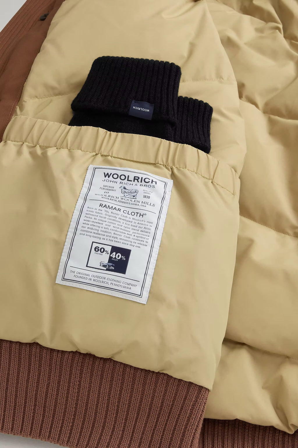 Woolrich Bomber Polar Uomo Marrone
