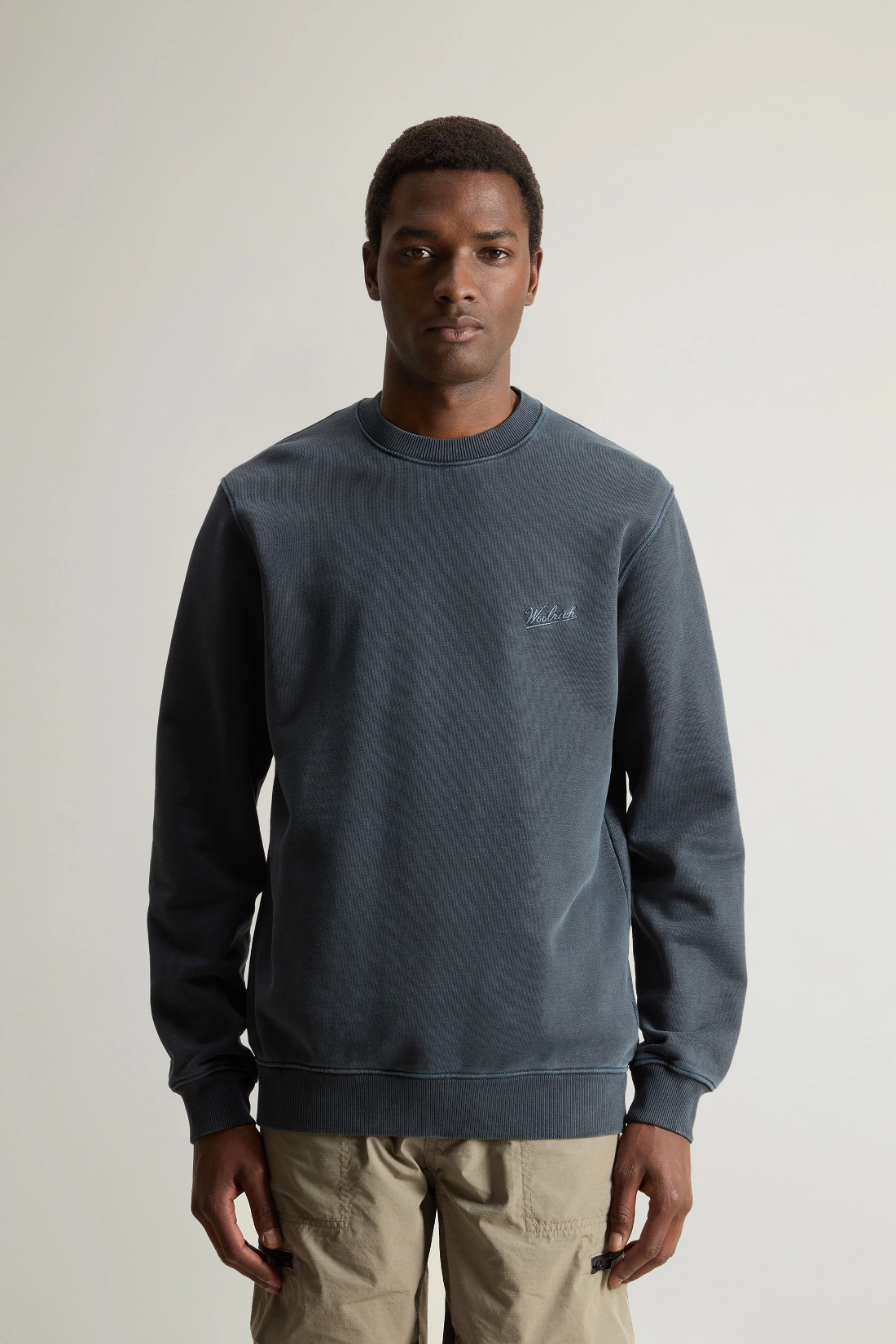 Woolrich Felpa Tinto Capo Uomo Blu