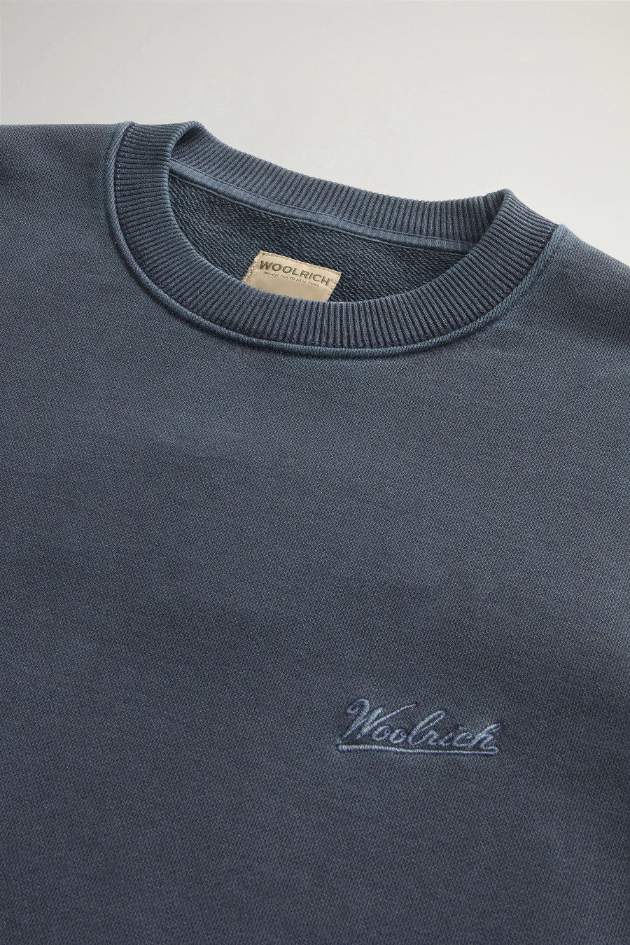 Woolrich Felpa Tinto Capo Uomo Blu