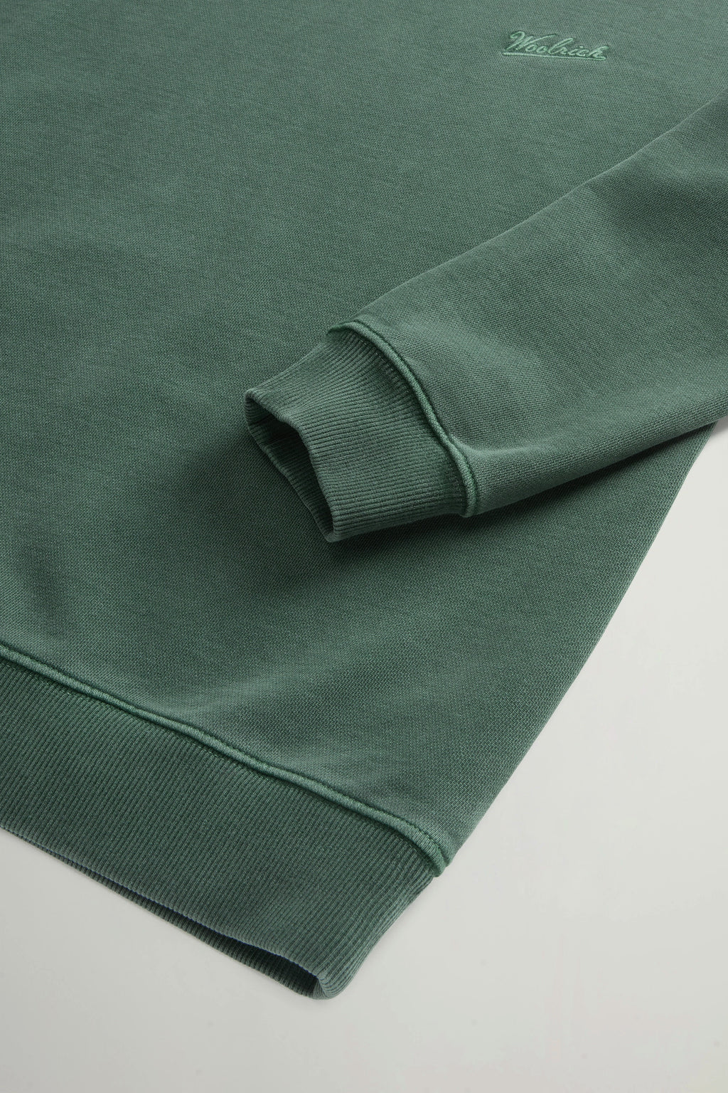 Woolrich Felpa Tinto Capo Uomo Verde Scuro