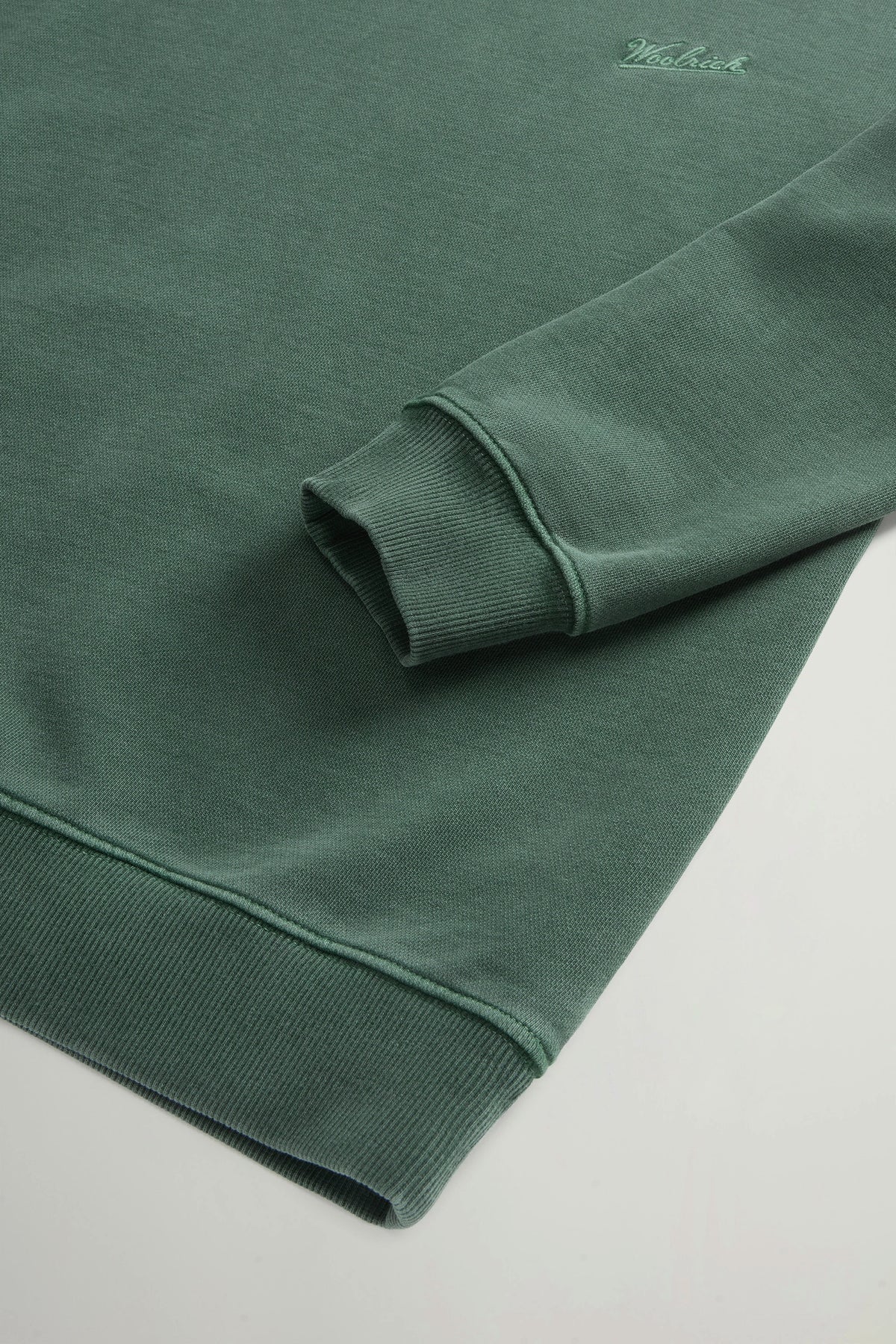 Woolrich Felpa Tinto Capo Uomo Verde Scuro