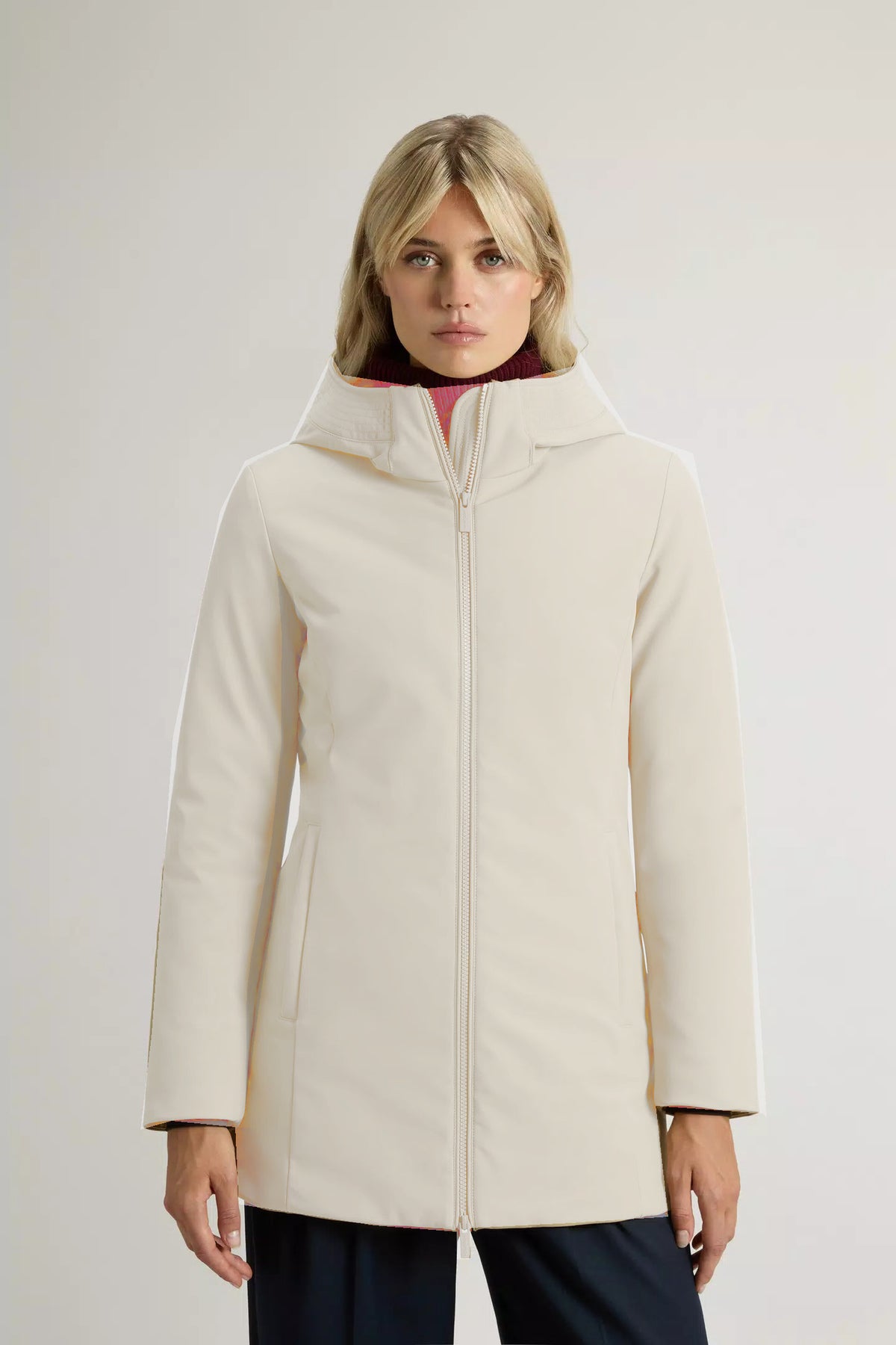 Woolrich Firth Parka Donna Softshell Bianco Opaco