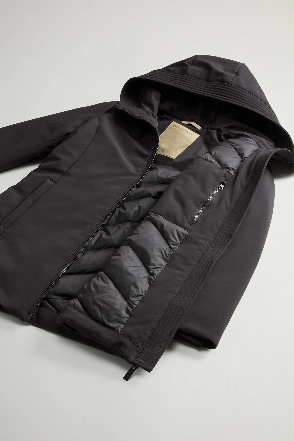 Woolrich Firth Parka Donna Softshell Nero