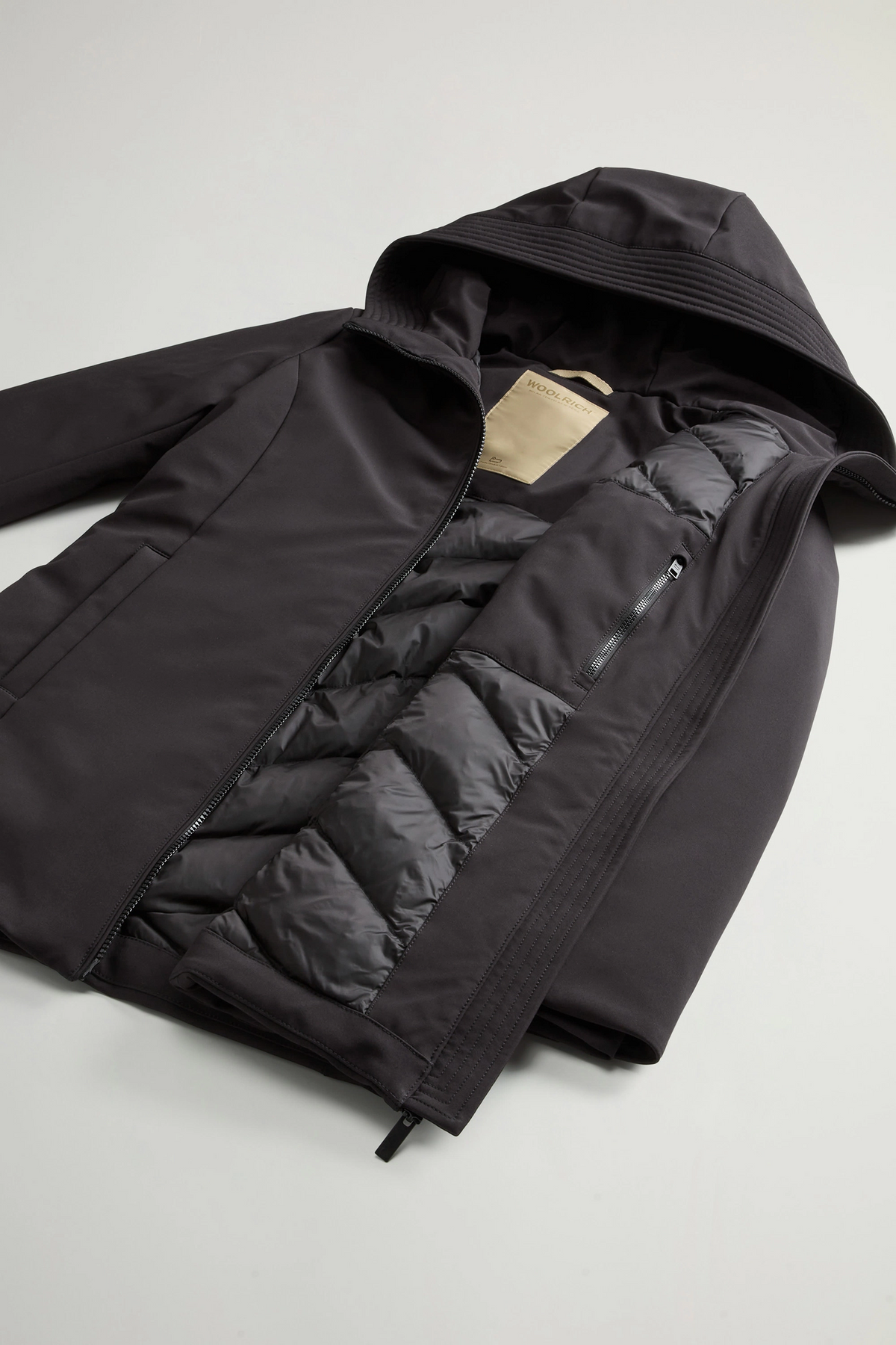 Woolrich Firth Parka Donna Softshell Nero