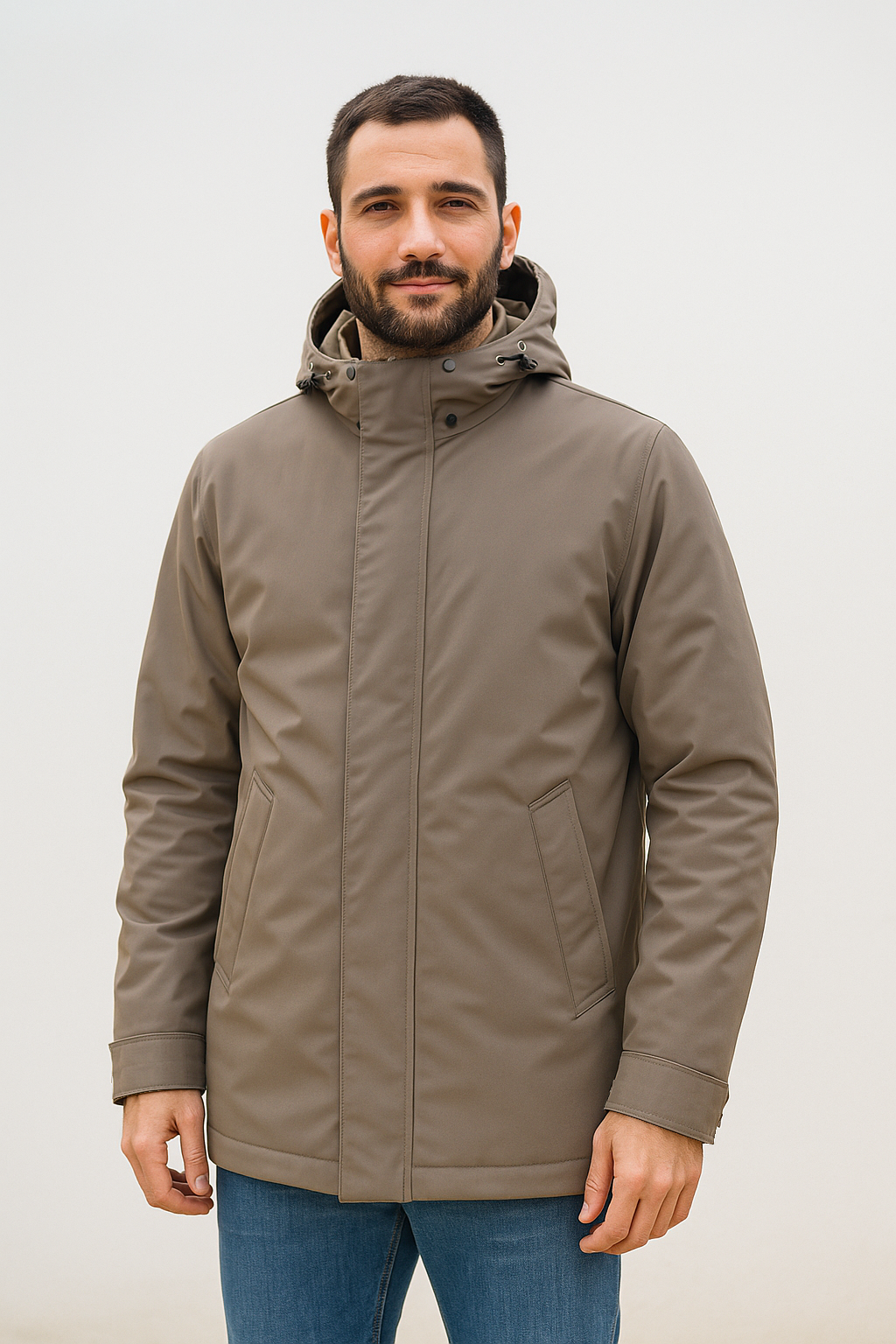Woolrich Giubbino Uomo Barrow Soft Shell Talpa Scuro