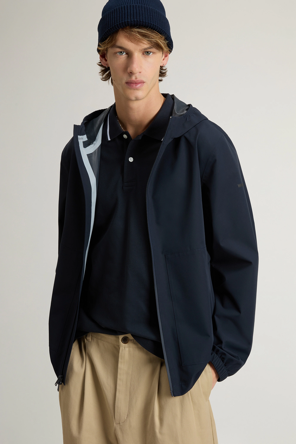 Woolrich Giubbino Uomo Pacific Blu Scuro