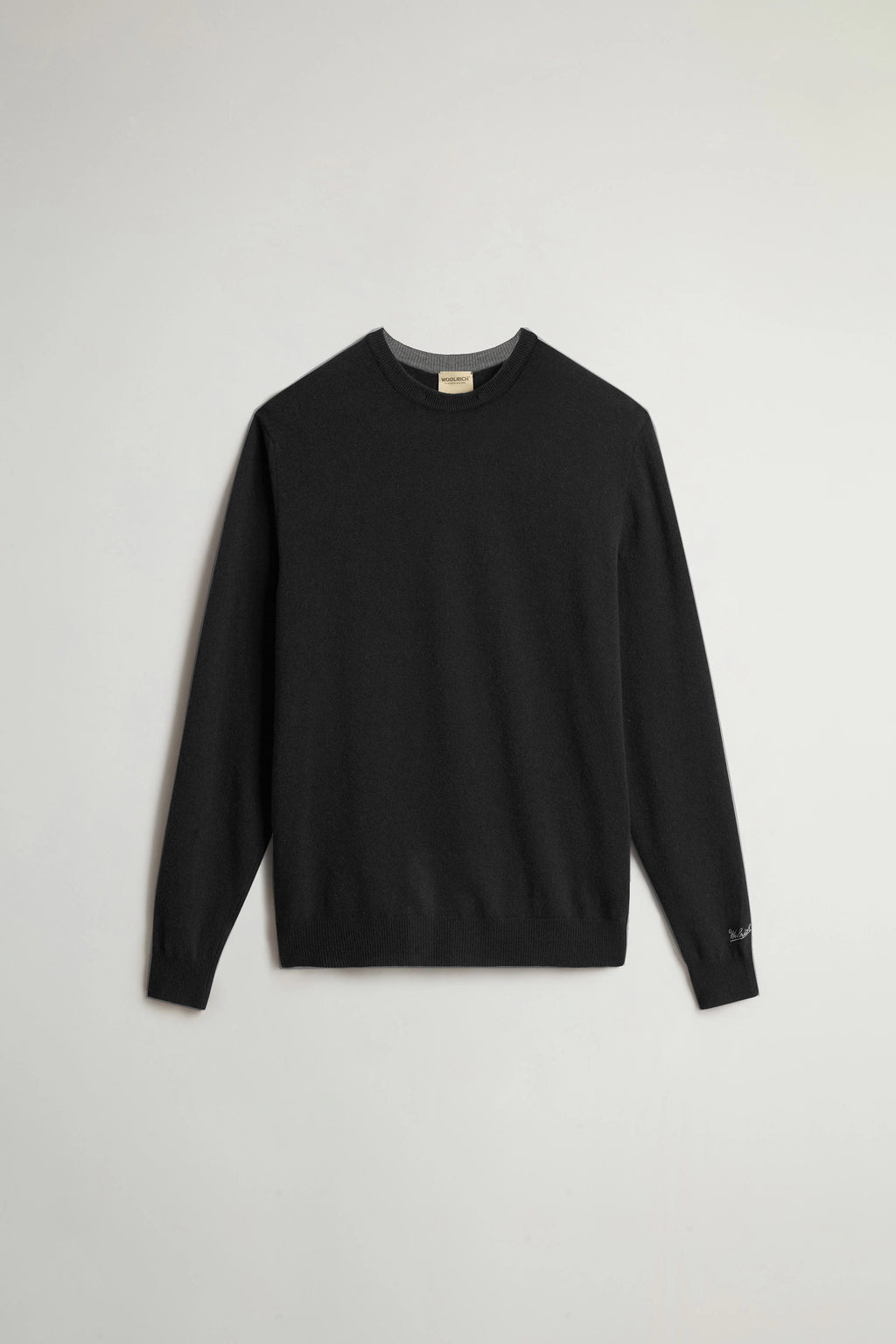 Woolrich Maglia Uomo Girocollo Lana Nero