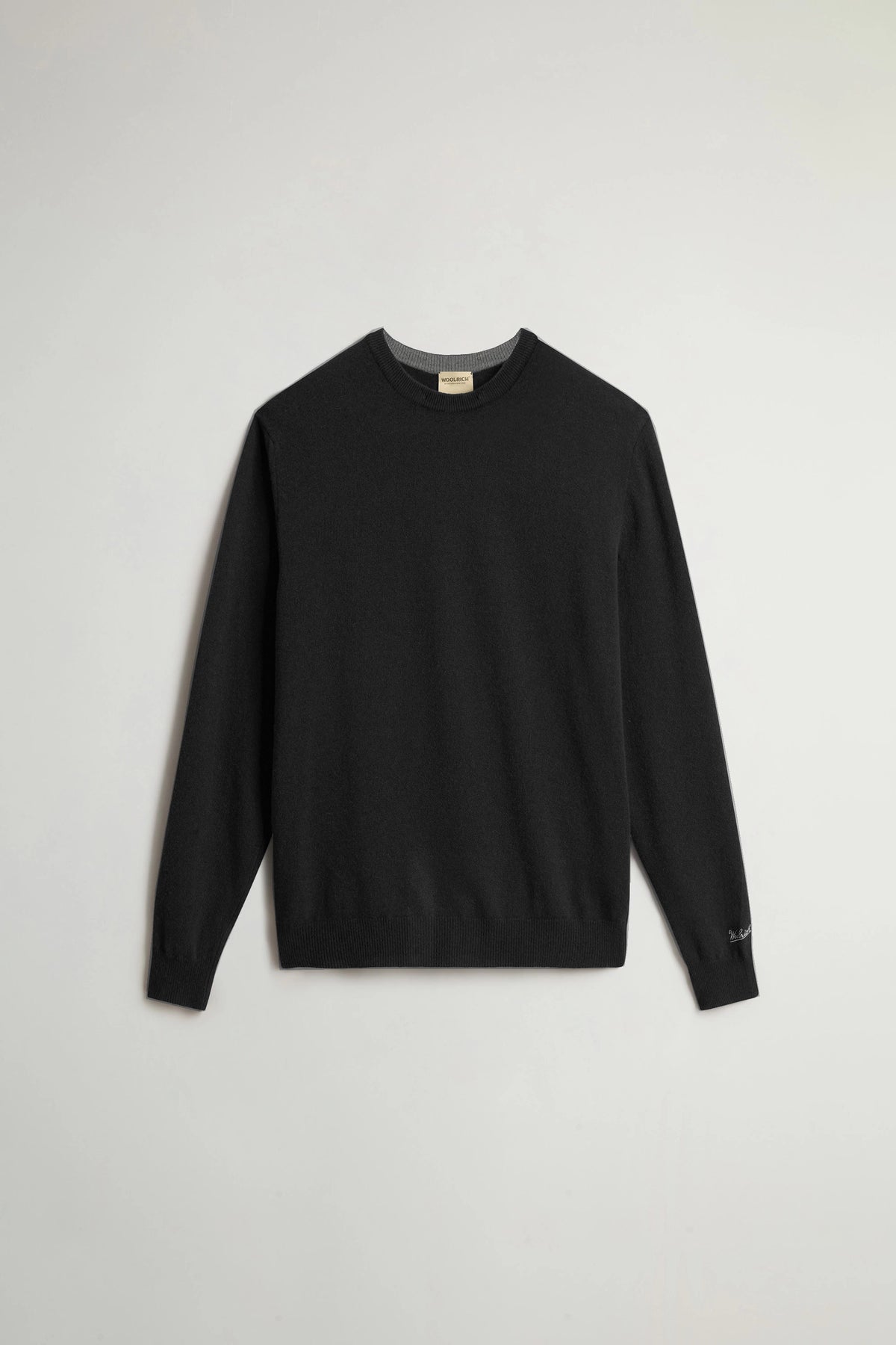 Woolrich Maglia Uomo Girocollo Lana Nero