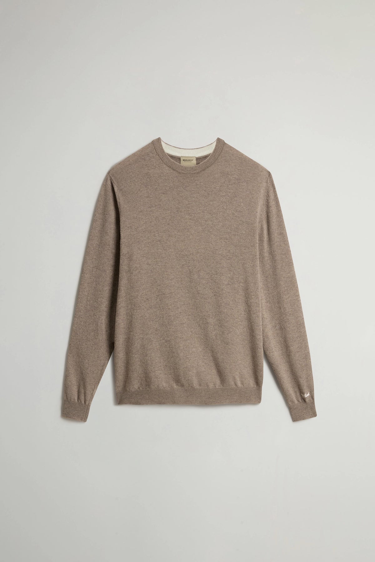 Woolrich Maglia Uomo Girocollo Lana Talpa