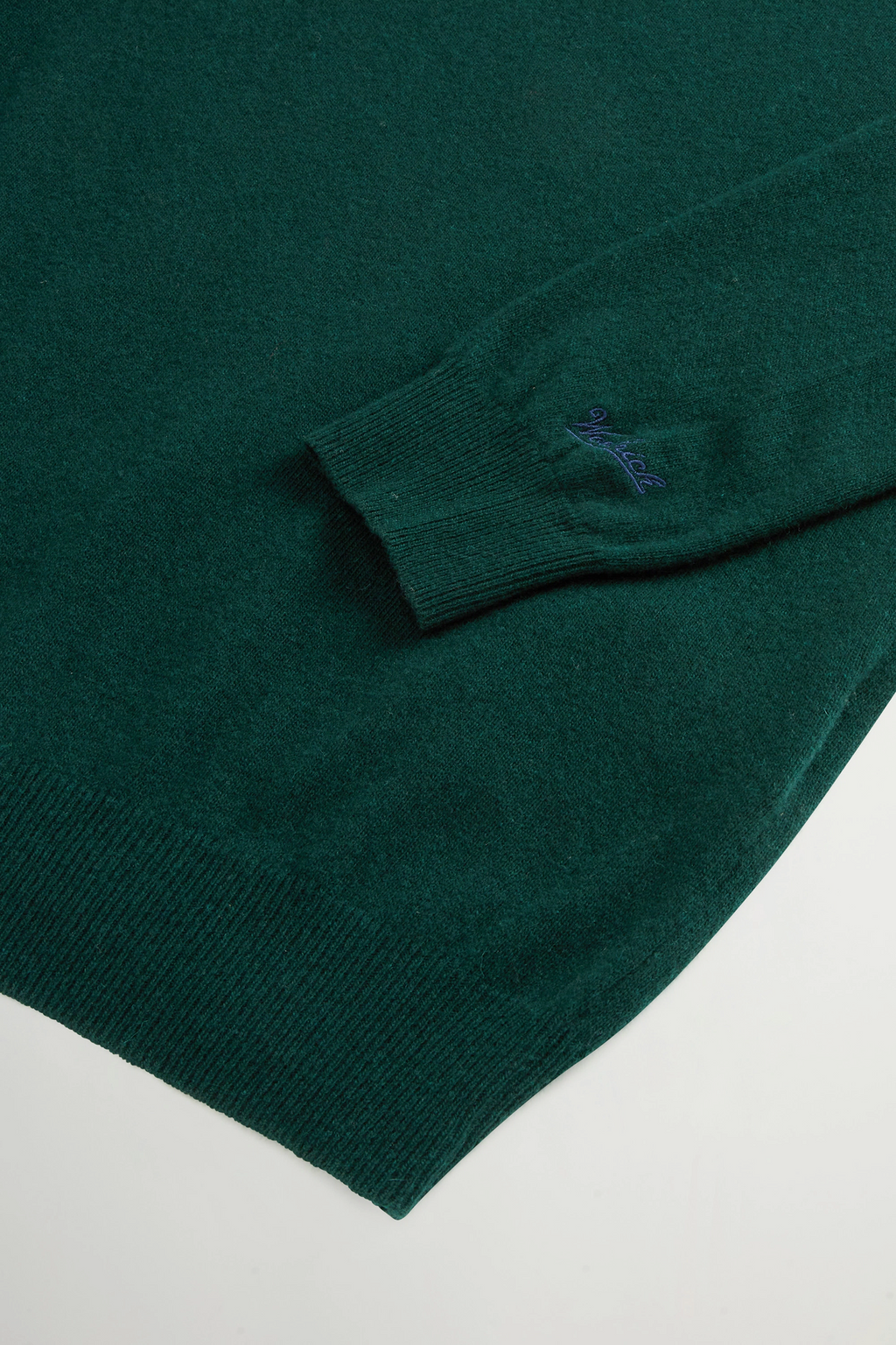Woolrich Maglia Uomo Girocollo Lana Verde Scuro