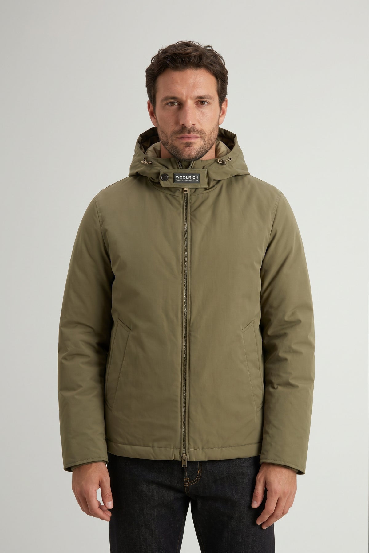 Woolrich Pacific Mountain Uomo Verde Militare Tenue