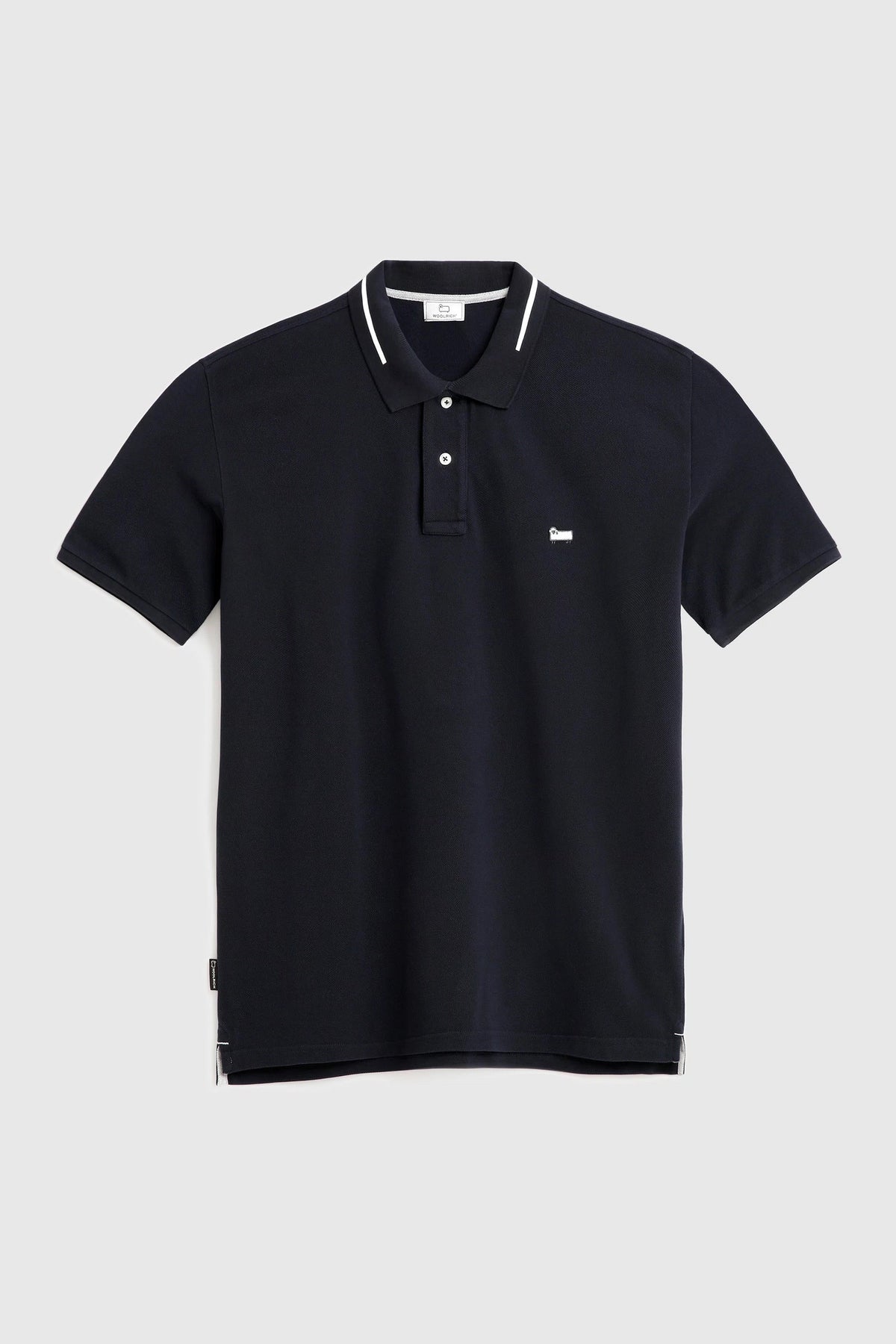 Woolrich Polo Uomo Cotone Blu Scuro